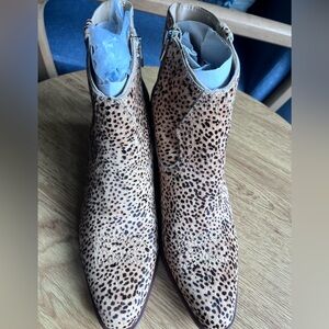 Dolce Vita Silma Leopard Print Ankle Booties